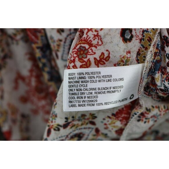 Knox Rose Floral Sheer Sleeveless Babydoll Top-Size Small - Picture 6 of 10